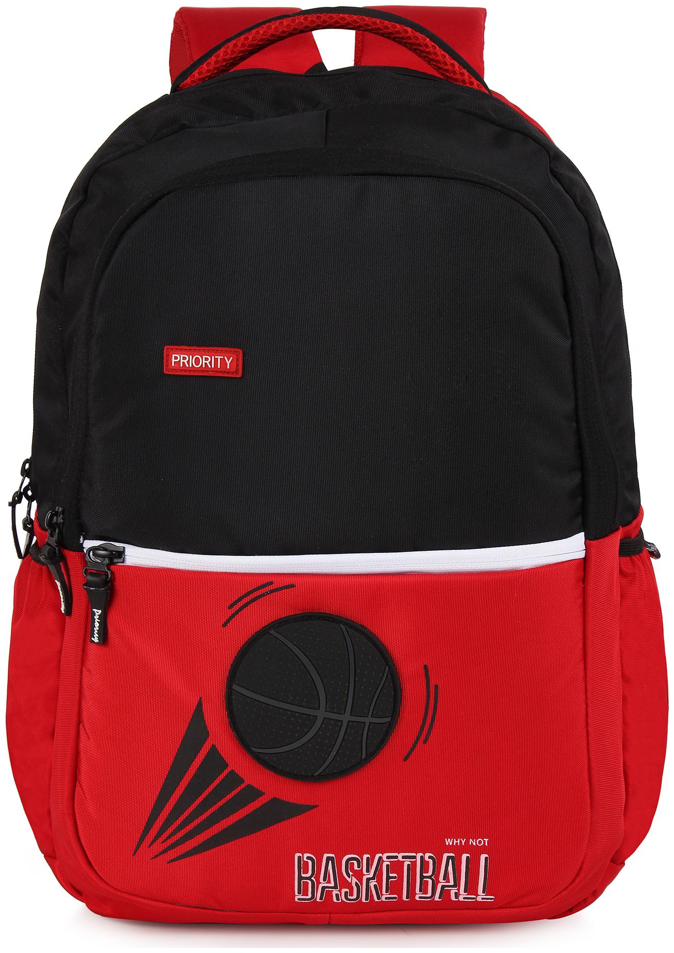 

Priority 40 School bag - Black Red