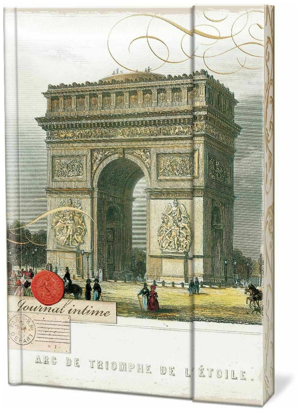 

Punch Studio Magnetic Closure Journals Tour Eiffel Arc De Triomphe Paris 45507