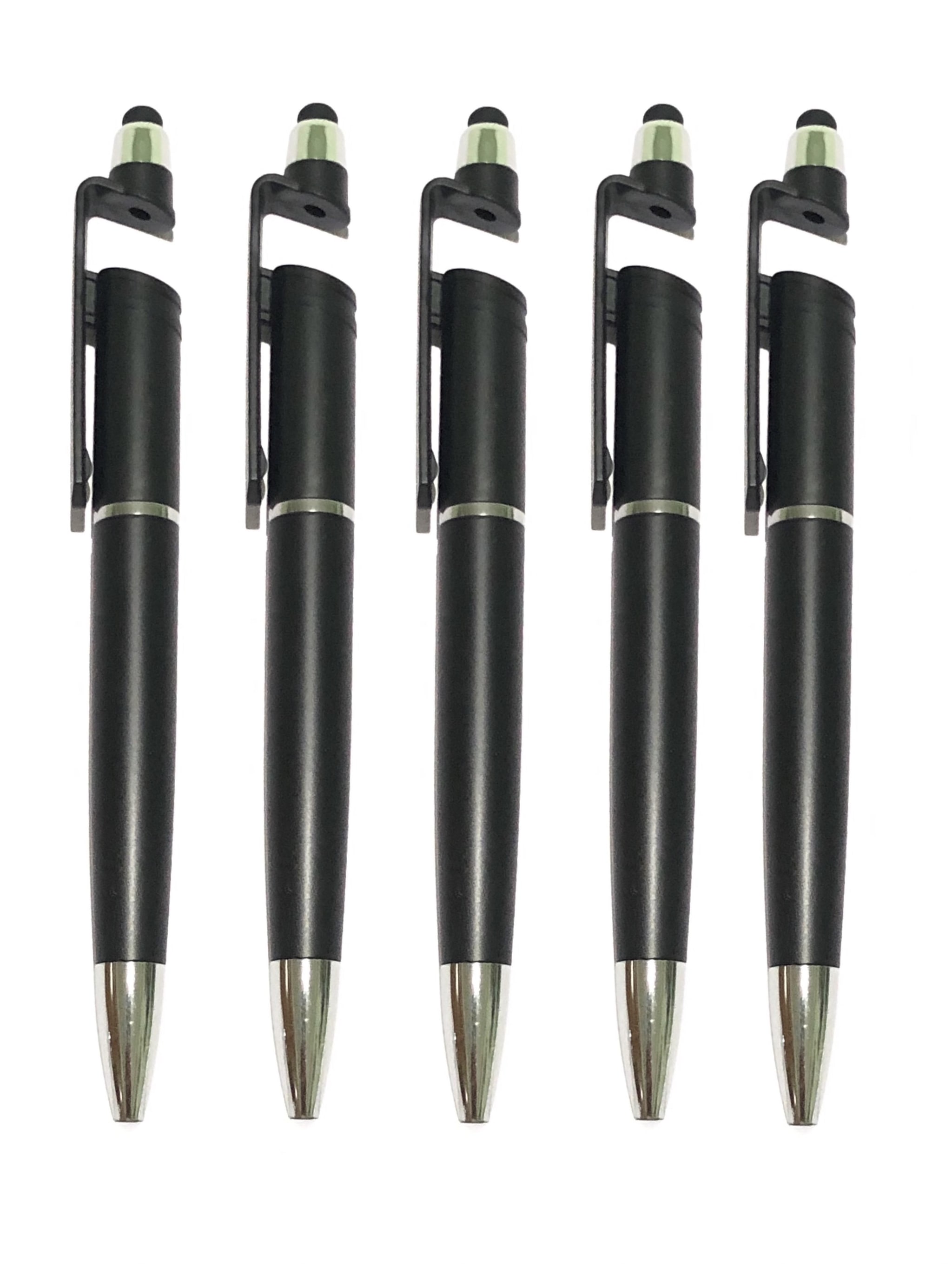 

PUNIX Universal 3 in 1 Stylus Pen Touch Screen Capacitive Ballpoint for Writing Stationery Office and School with Mobile Stand Compatible for All SmartPhone Tablet (Assorted - Pack of 5)
