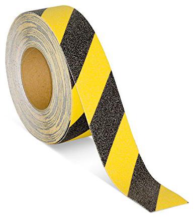 

PVC Floor Marking Tape Yellow Black Zebra 2 inch 48 mm x 30 m