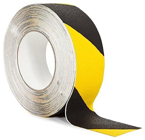 

PVC Floor Marking Tape Yellow Black Zebra 2 inch 48 mm x 30 m