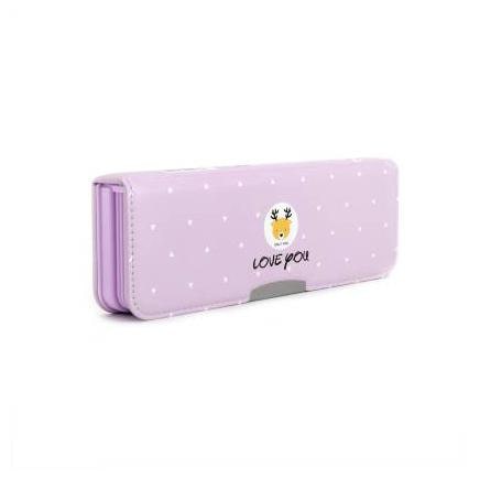 

QIPS high Quality Beautiful things Art Pencil Box and Multi Level Storage Purple