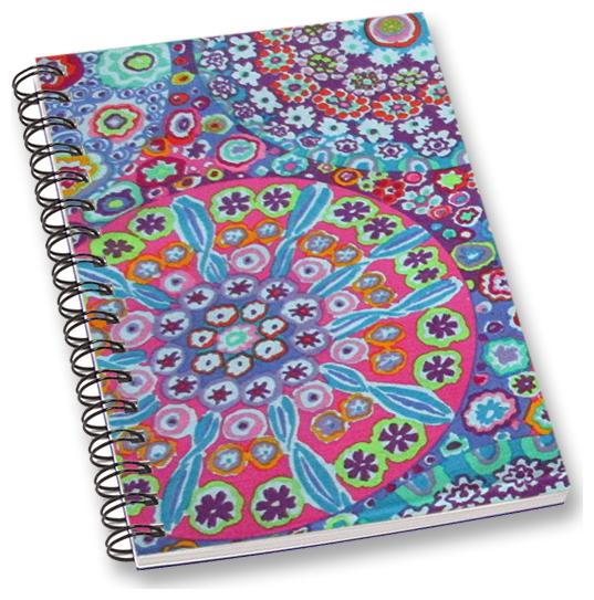 

RADANYA Abstract Floral A5 Notebook Wirebound Ruled Paper Diary