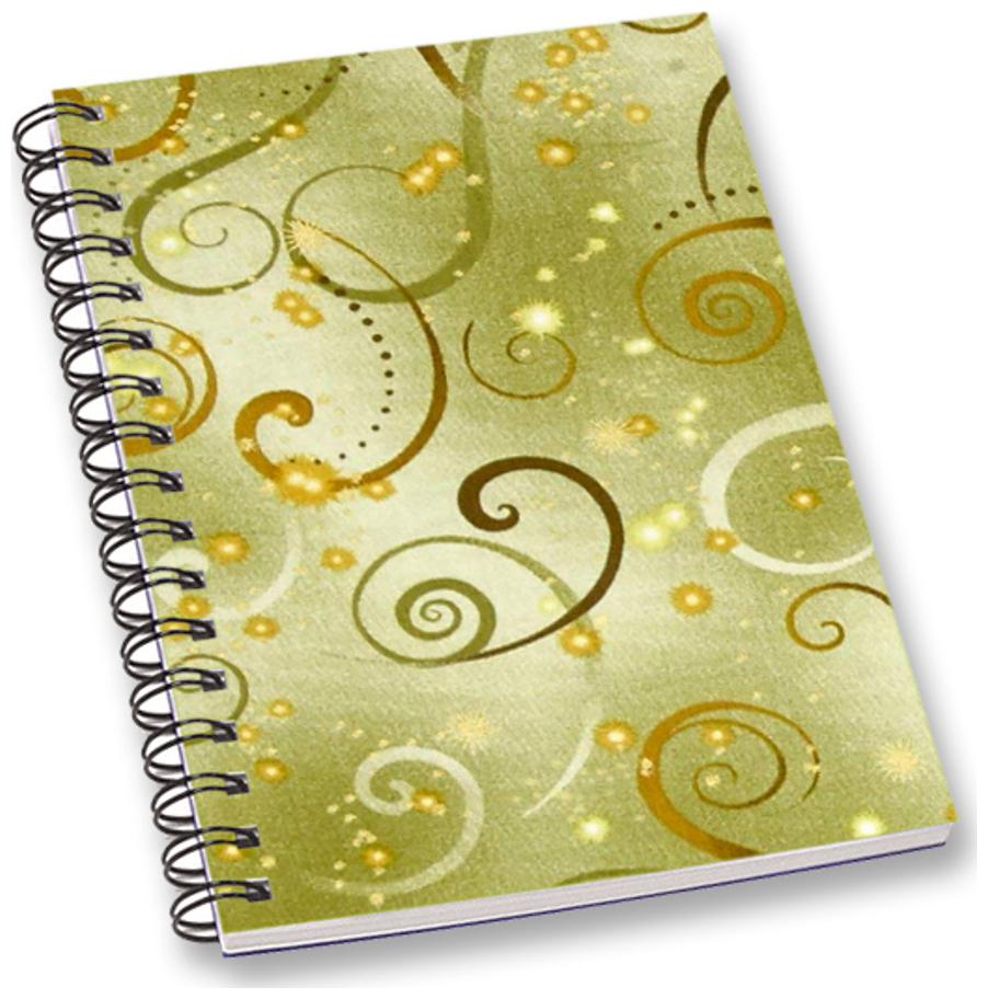 

RADANYA Abstract A5 Notebook Wirebound Ruled Paper Diary