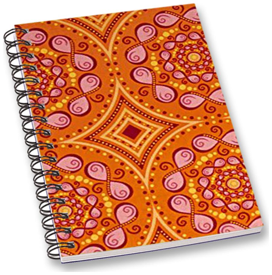 

RADANYA Abstract A5 Notebook Wirebound Ruled Paper Diary