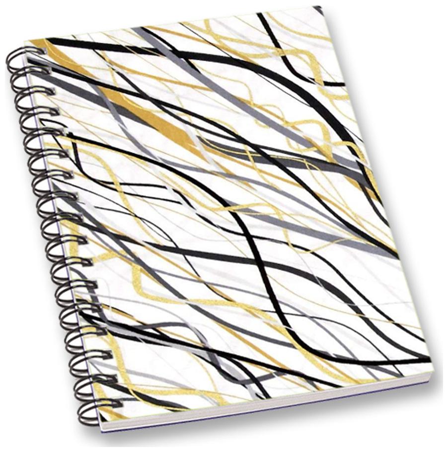 

RADANYA Abstract A5 Notebook Wirebound Ruled Paper Diary
