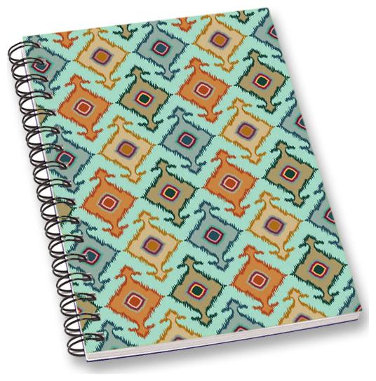 

RADANYA Abstract A5 Notebook Wirebound Ruled Paper Diary