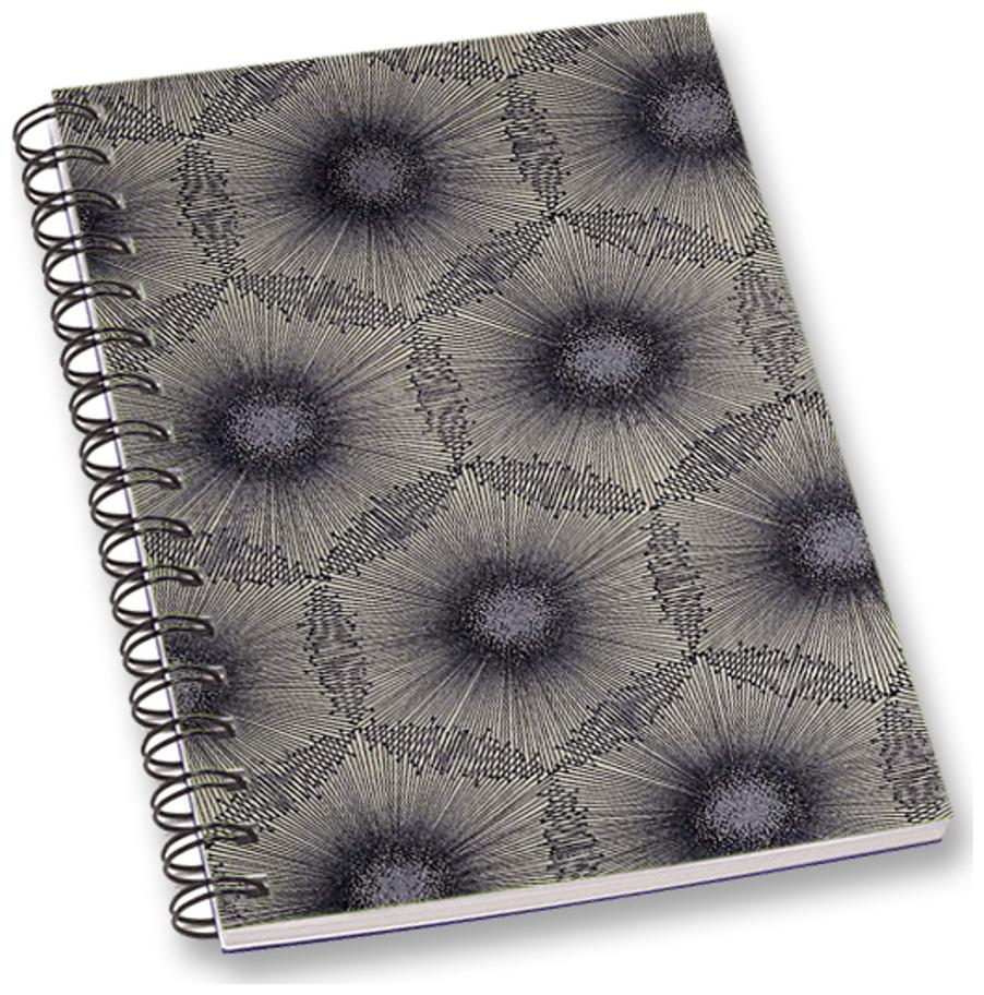 

RADANYA Abstract A5 Notebook Wirebound Ruled Paper Diary