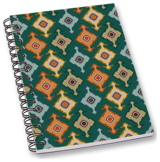 

RADANYA Abstract A5 Notebook Wirebound Ruled Paper Diary