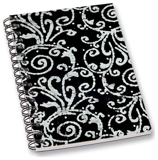 

RADANYA Abstract Scroll A5 Notebook Wirebound Ruled Paper Diary
