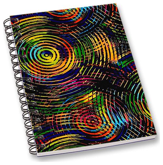 

RADANYA Abstract A5 Notebook Wirebound Ruled Paper Diary