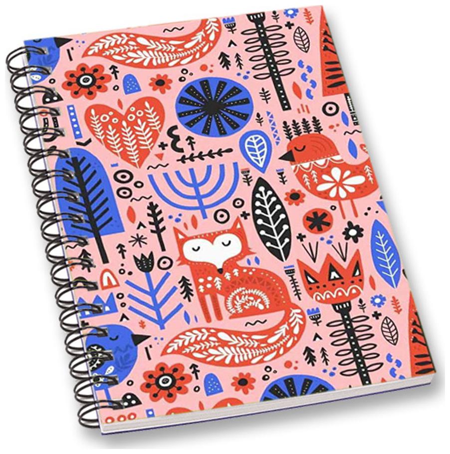 

RADANYA Abstract Nature A5 Notebook Wirebound Ruled Paper Diary