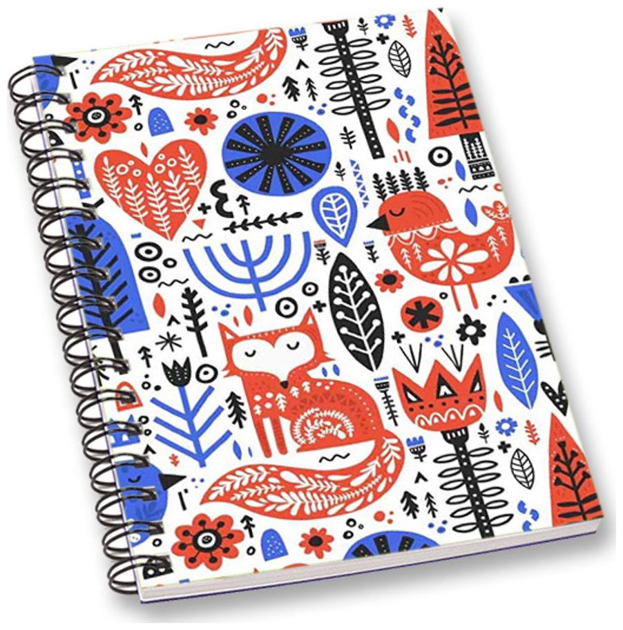 

RADANYA Abstract Nature A5 Notebook Wirebound Ruled Paper Diary