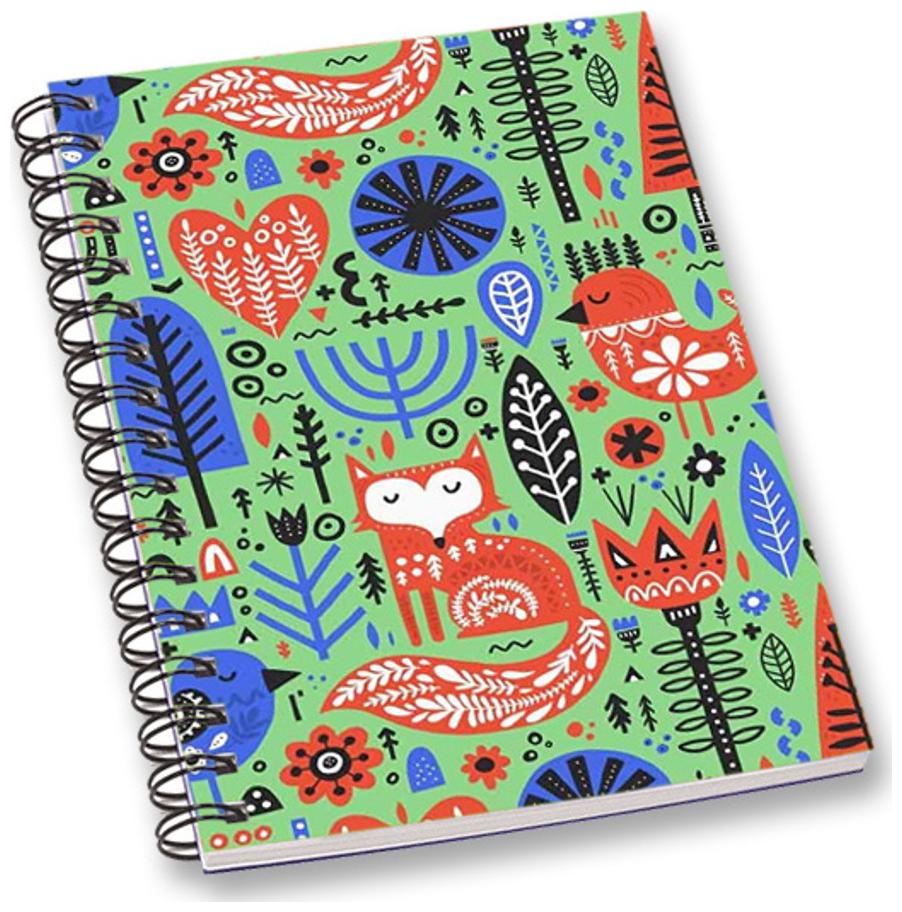 

RADANYA Abstract Nature A5 Notebook Wirebound Ruled Paper Diary