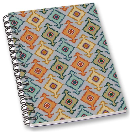 

RADANYA Abstract A5 Notebook Wirebound Ruled Paper Diary