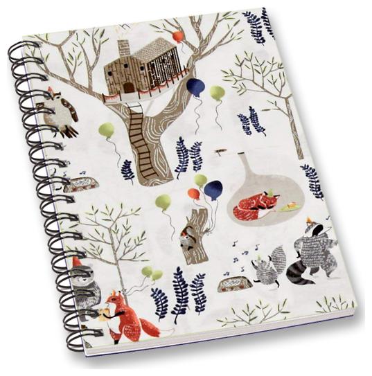 

RADANYA Animal S Birthday A5 Notebook Wirebound Ruled Paper Diary