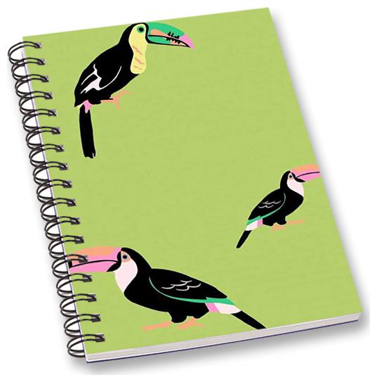 

RADANYA Bird A5 Notebook Wirebound Ruled Paper Diary