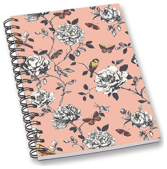 

RADANYA Birds A5 Notebook Wirebound Ruled Paper Diary