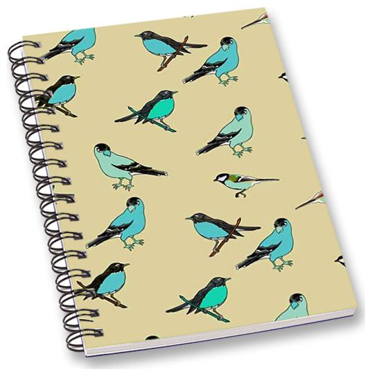 

RADANYA Bird A5 Notebook Wirebound Ruled Paper Diary
