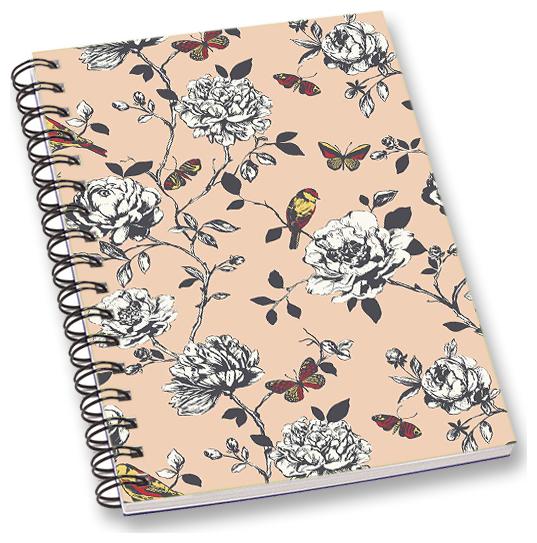 

RADANYA Birds A5 Notebook Wirebound Ruled Paper Diary