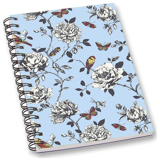 

RADANYA Birds A5 Notebook Wirebound Ruled Paper Diary