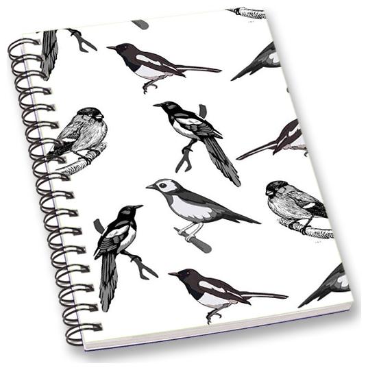 

RADANYA Bird A5 Notebook Wirebound Ruled Paper Diary