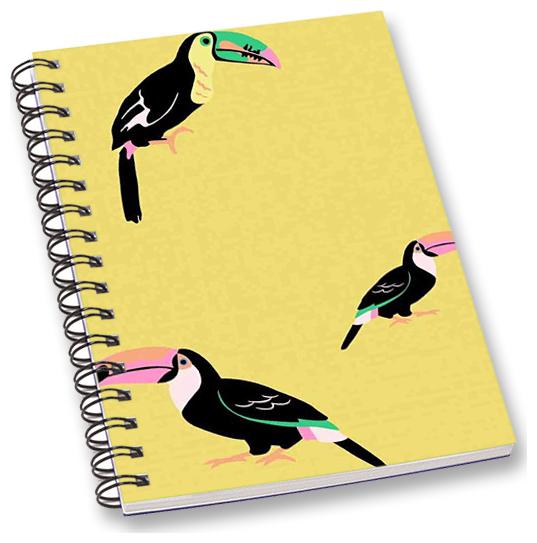 

RADANYA Bird A5 Notebook Wirebound Ruled Paper Diary