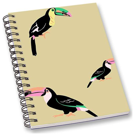 

RADANYA Bird A5 Notebook Wirebound Ruled Paper Diary