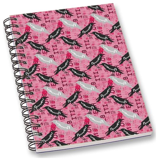 

RADANYA Bird A5 Notebook Wirebound Ruled Paper Diary