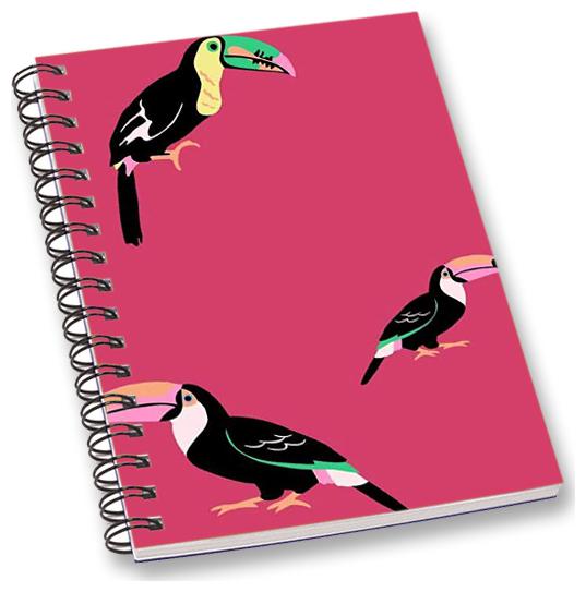

RADANYA Bird A5 Notebook Wirebound Ruled Paper Diary