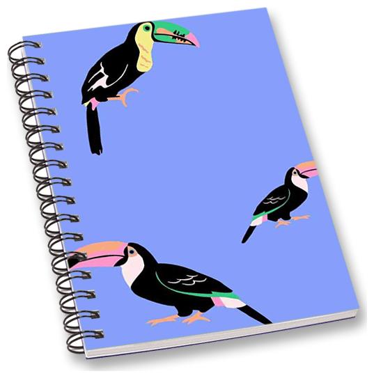 

RADANYA Bird A5 Notebook Wirebound Ruled Paper Diary