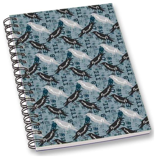 

RADANYA Bird A5 Notebook Wirebound Ruled Paper Diary