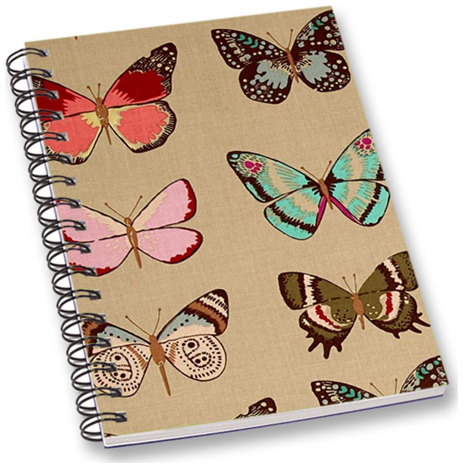 

RADANYA Butterfly A5 Notebook Wirebound Ruled Paper Diary