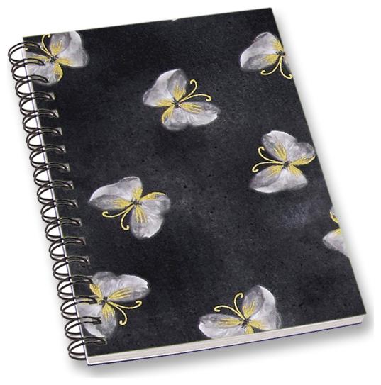 

RADANYA Butterfly A5 Notebook Wirebound Ruled Paper Diary