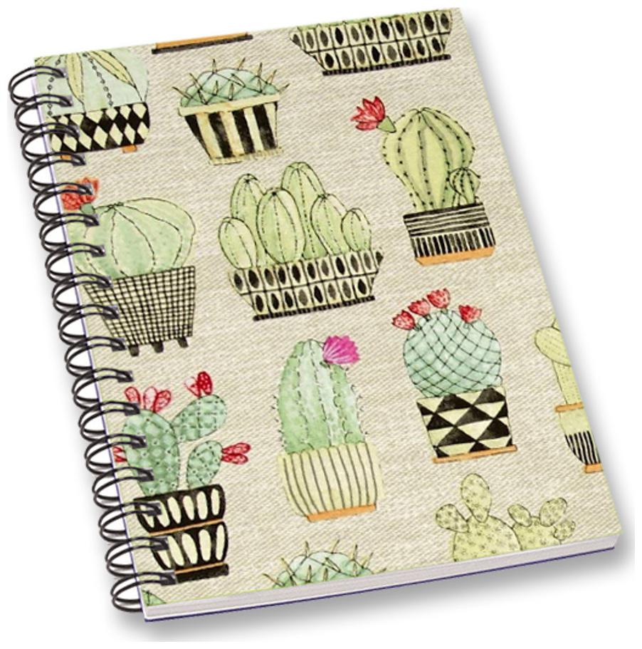 

RADANYA Cactus A5 Notebook Wirebound Ruled Paper Diary