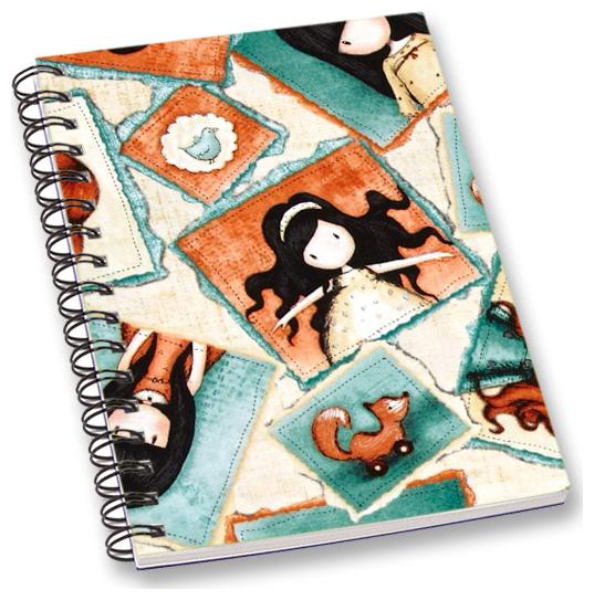 

RADANYA Cartoon A5 Notebook Wirebound Ruled Paper Diary