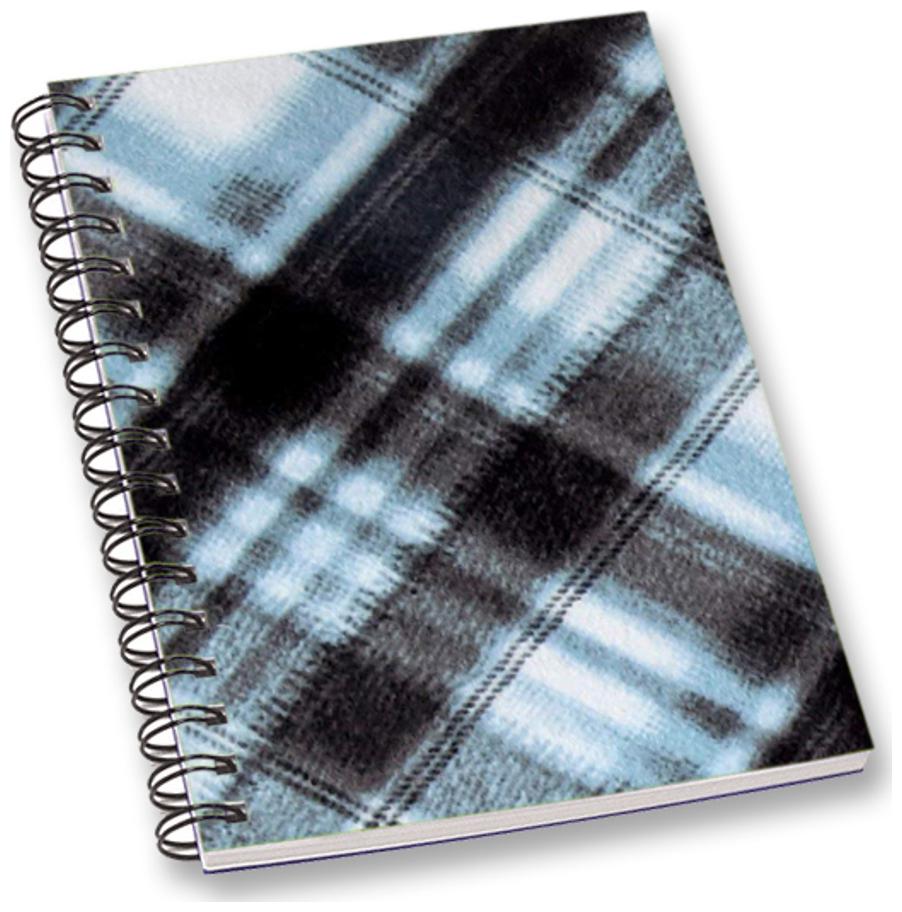 

RADANYA Check A5 Notebook Wirebound Ruled Paper Diary