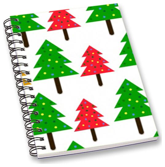 

RADANYA Christmas A5 Notebook Wirebound Ruled Paper Diary