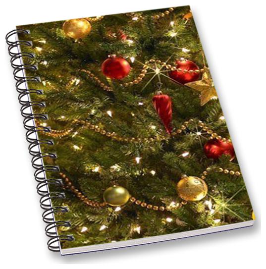 

RADANYA Christmas A5 Notebook Wirebound Ruled Paper Diary