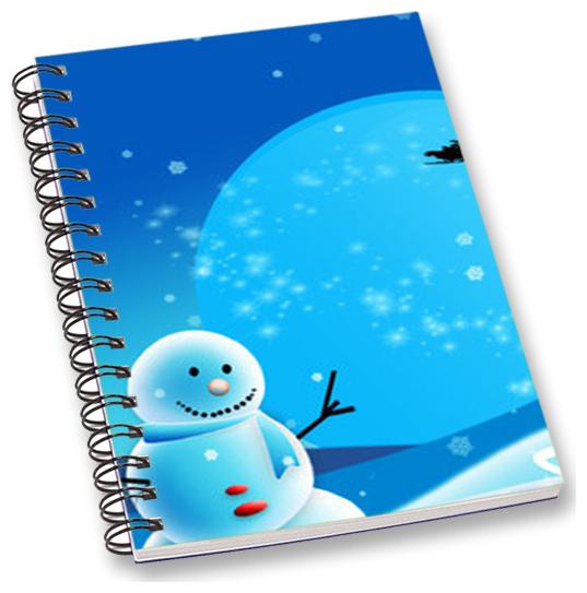 

RADANYA Christmas A5 Notebook Wirebound Ruled Paper Diary