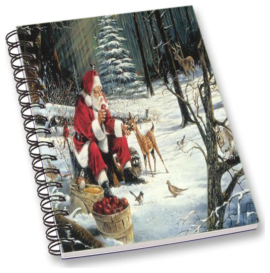 

RADANYA Christmas A5 Notebook Wirebound Ruled Paper Diary