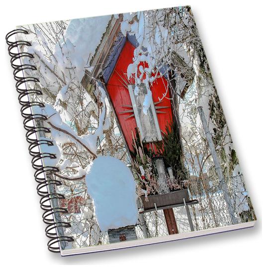 

RADANYA Christmas A5 Notebook Wirebound Ruled Paper Diary