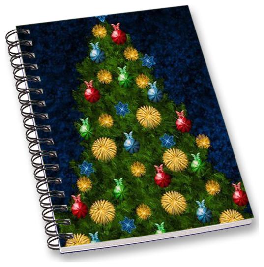 

RADANYA Christmas A5 Notebook Wirebound Ruled Paper Diary