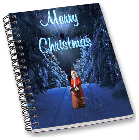

RADANYA Christmas A5 Notebook Wirebound Ruled Paper Diary