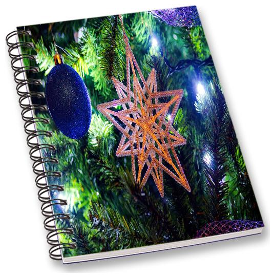 

RADANYA Christmas A5 Notebook Wirebound Ruled Paper Diary
