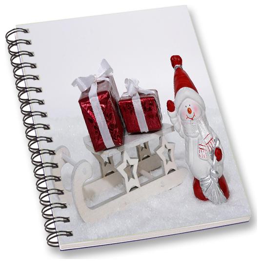 

RADANYA Christmas A5 Notebook Wirebound Ruled Paper Diary
