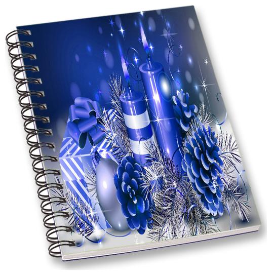 

RADANYA Christmas A5 Notebook Wirebound Ruled Paper Diary