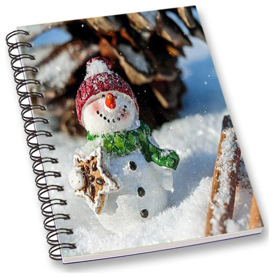 

RADANYA Christmas A5 Notebook Wirebound Ruled Paper Diary