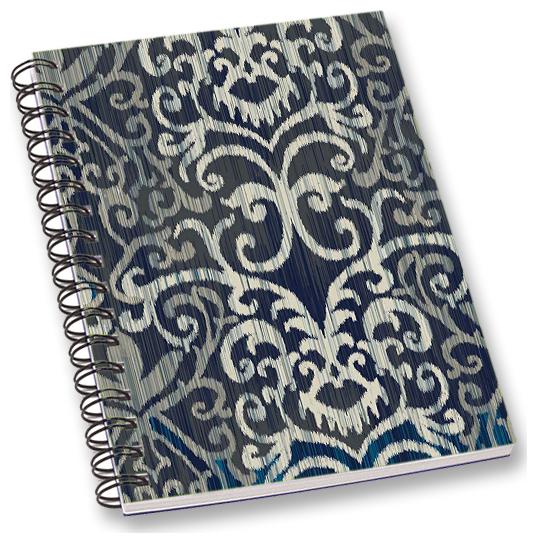 

RADANYA Damask A5 Notebook Wirebound Ruled Paper Diary