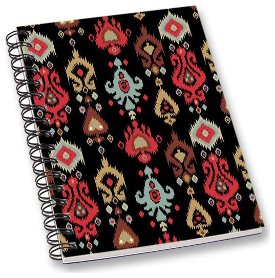 

RADANYA Damask A5 Notebook Wirebound Ruled Paper Diary